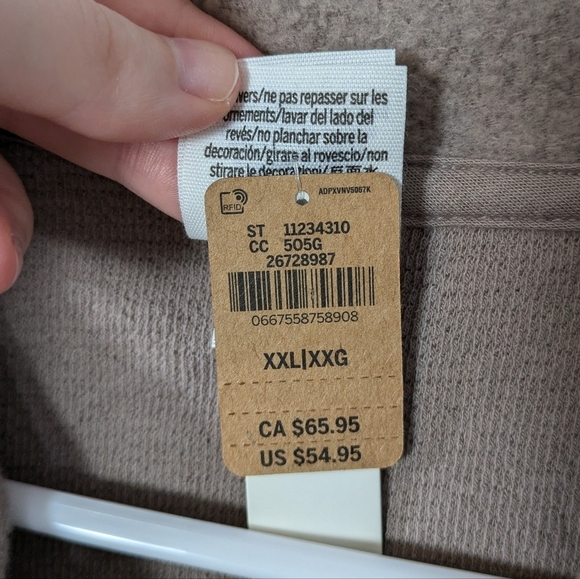 NWT PINK Victoria's Secret Preppy Fleece Cozy Cropped Polo Sweater Top Size XXL - Picture 9 of 11